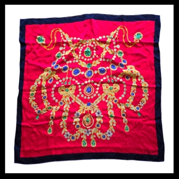 Cartier Accessories - Cartier Silk Scarf The Crown Jewel Collection